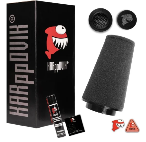 Karppovik 3” (76mm) Cotocone Filter, High-Flow Washable